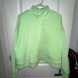All in Motion Mint Green Half-Zip Sweatshirt